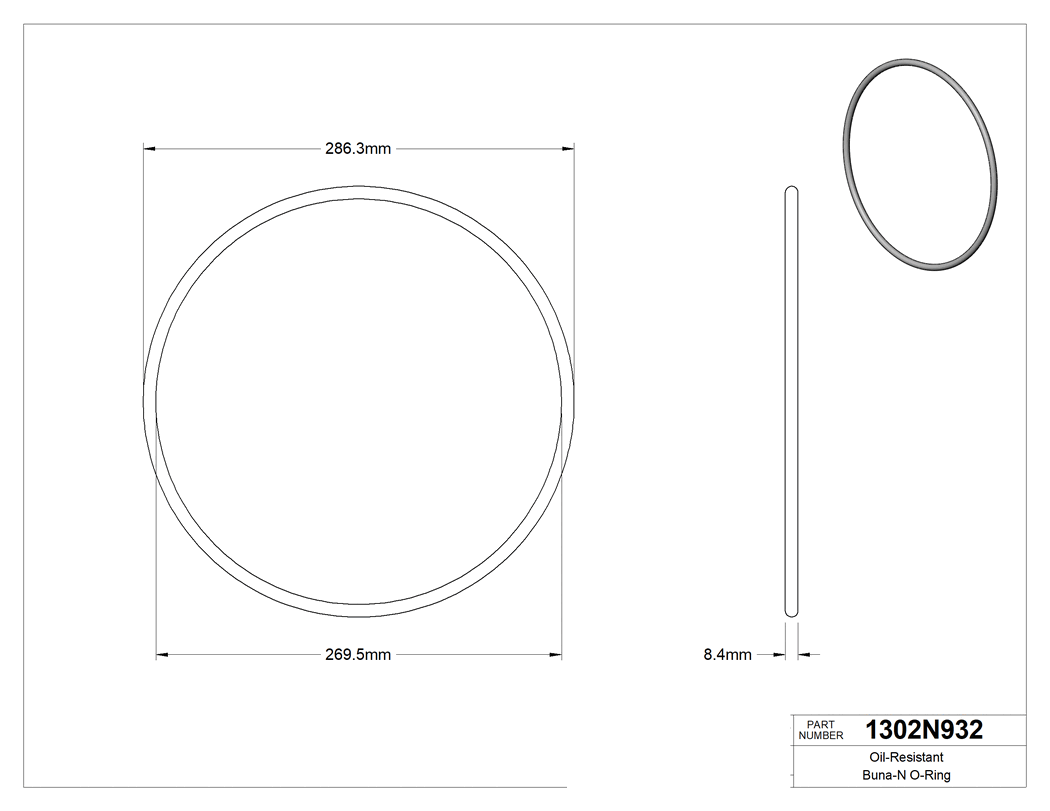 Technical drawing - 1302N932